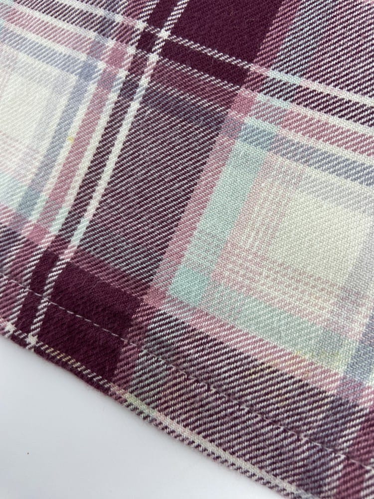 GIRANDOLA Vestido em vaiela escocês