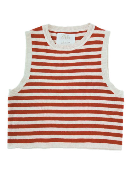 ZARA Top de riscas