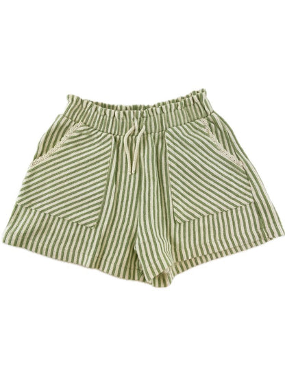 ZARA Calções às riscas.