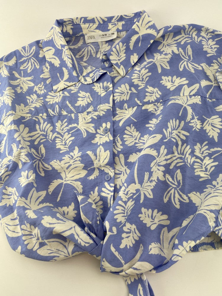 ZARA Camisa Top estampada