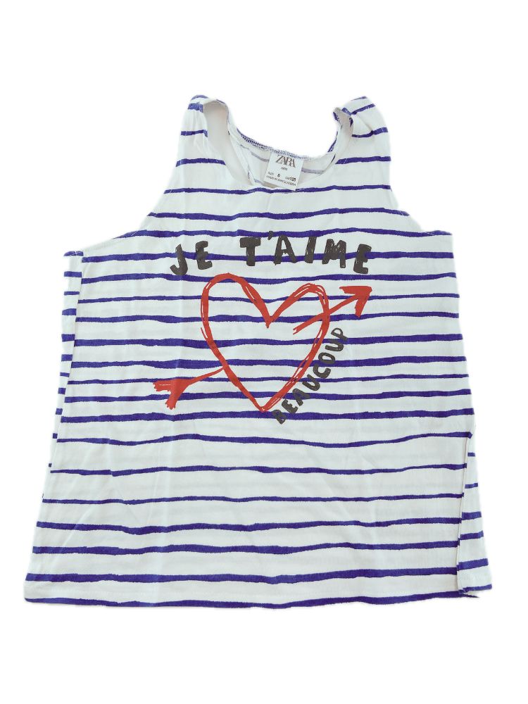 ZARA Top Je t'aime