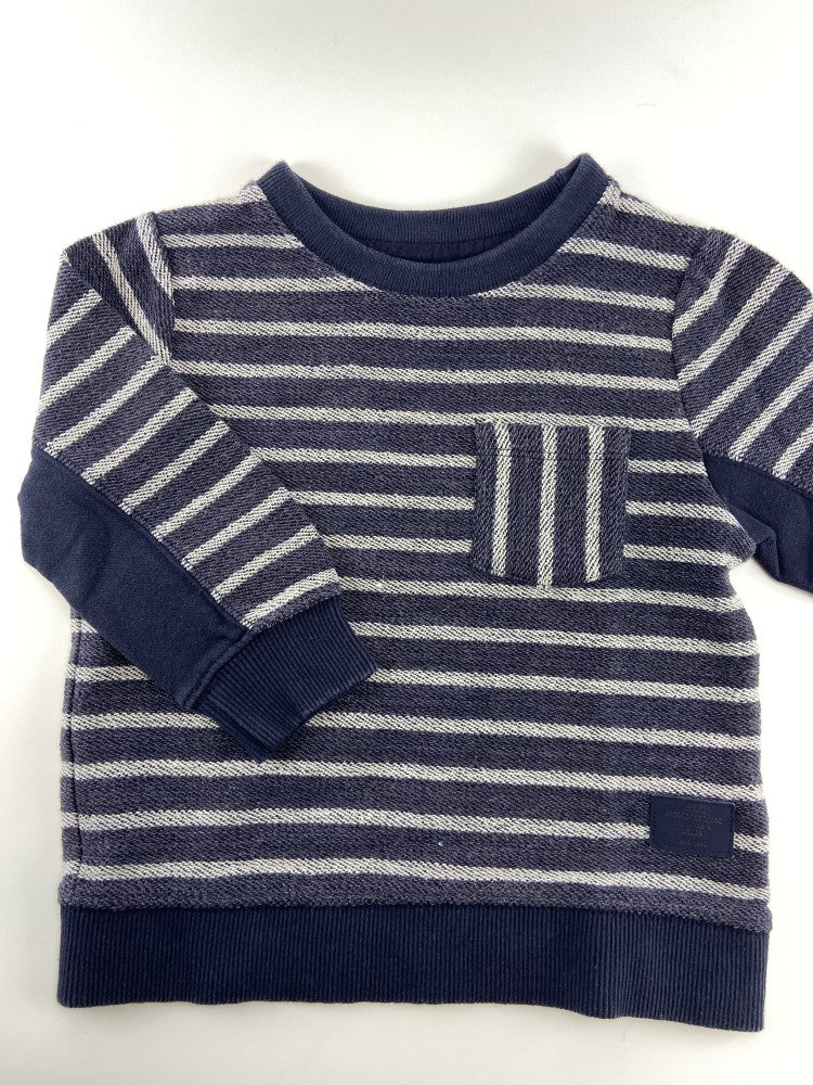 ZARA Sweatshirt riscas