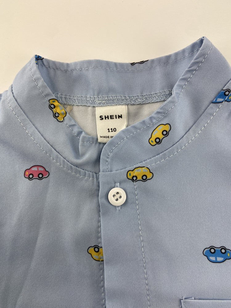 SHEIN Camisa sem gola
