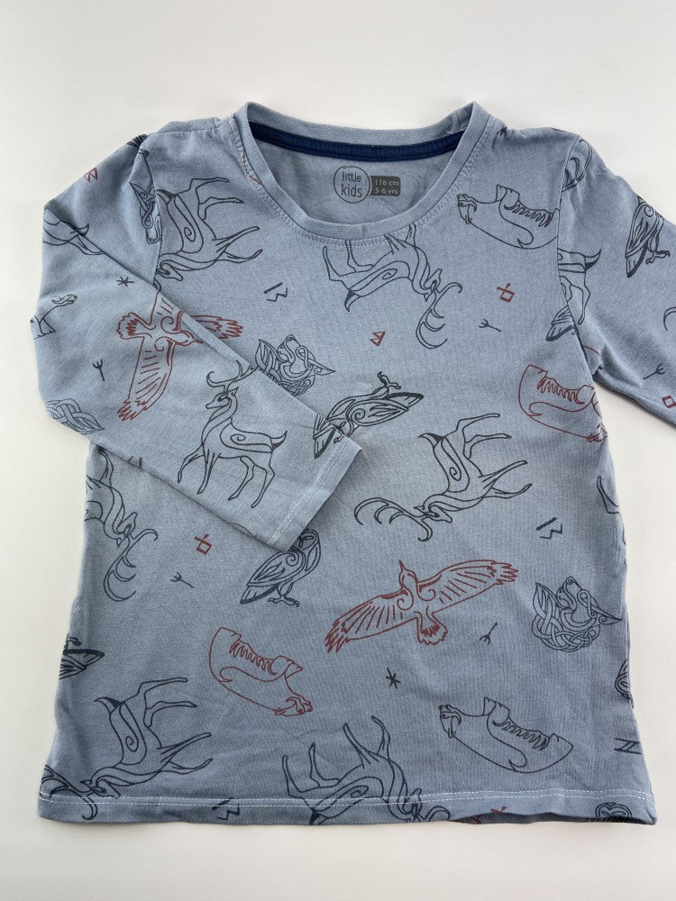 LITTLE KIDS Longsleeve animais