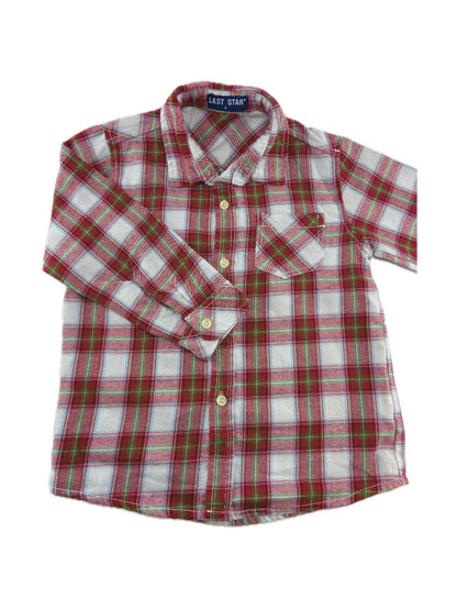 LAST STAR Camisa escocesa