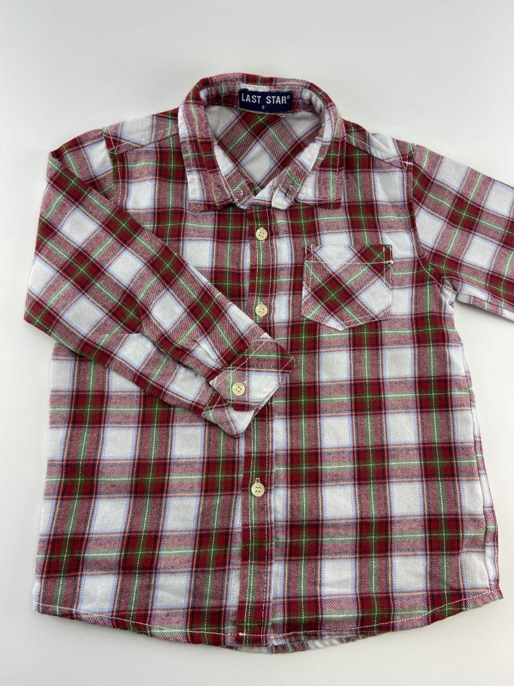LAST STAR Camisa escocesa