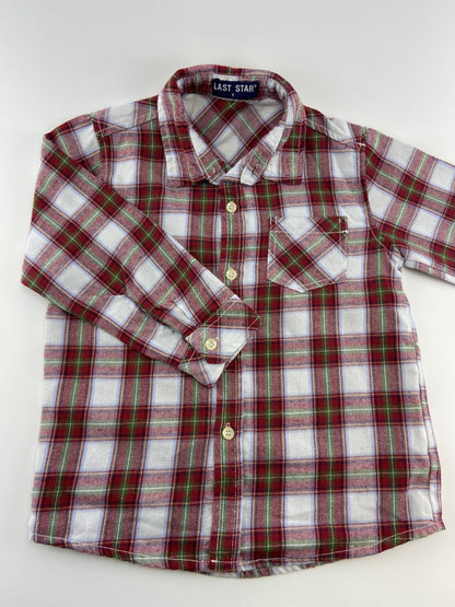 LAST STAR Camisa escocesa